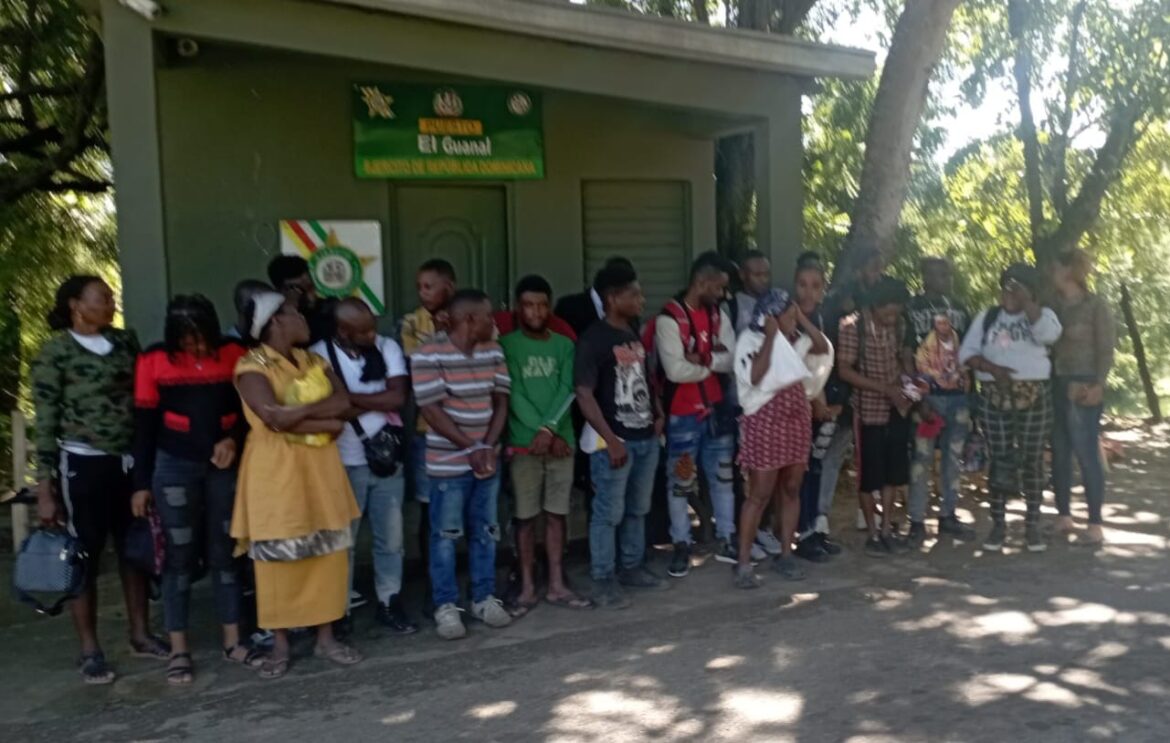 Haitianos detenidos